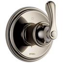 Brizo Cocoa Bronze/Polished Nickel Tub and Shower Diverter Valve with Single Lever Handle 