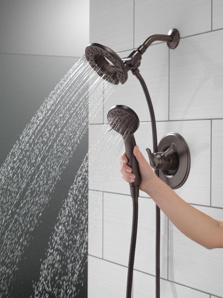 Delta Faucet Venetian Bronze Single Handle Multi Function Shower Faucet (Trim Only) 