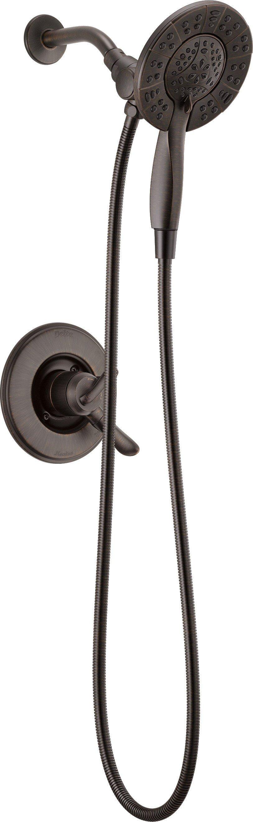 Delta Faucet Venetian Bronze Single Handle Multi Function Shower Faucet (Trim Only) 