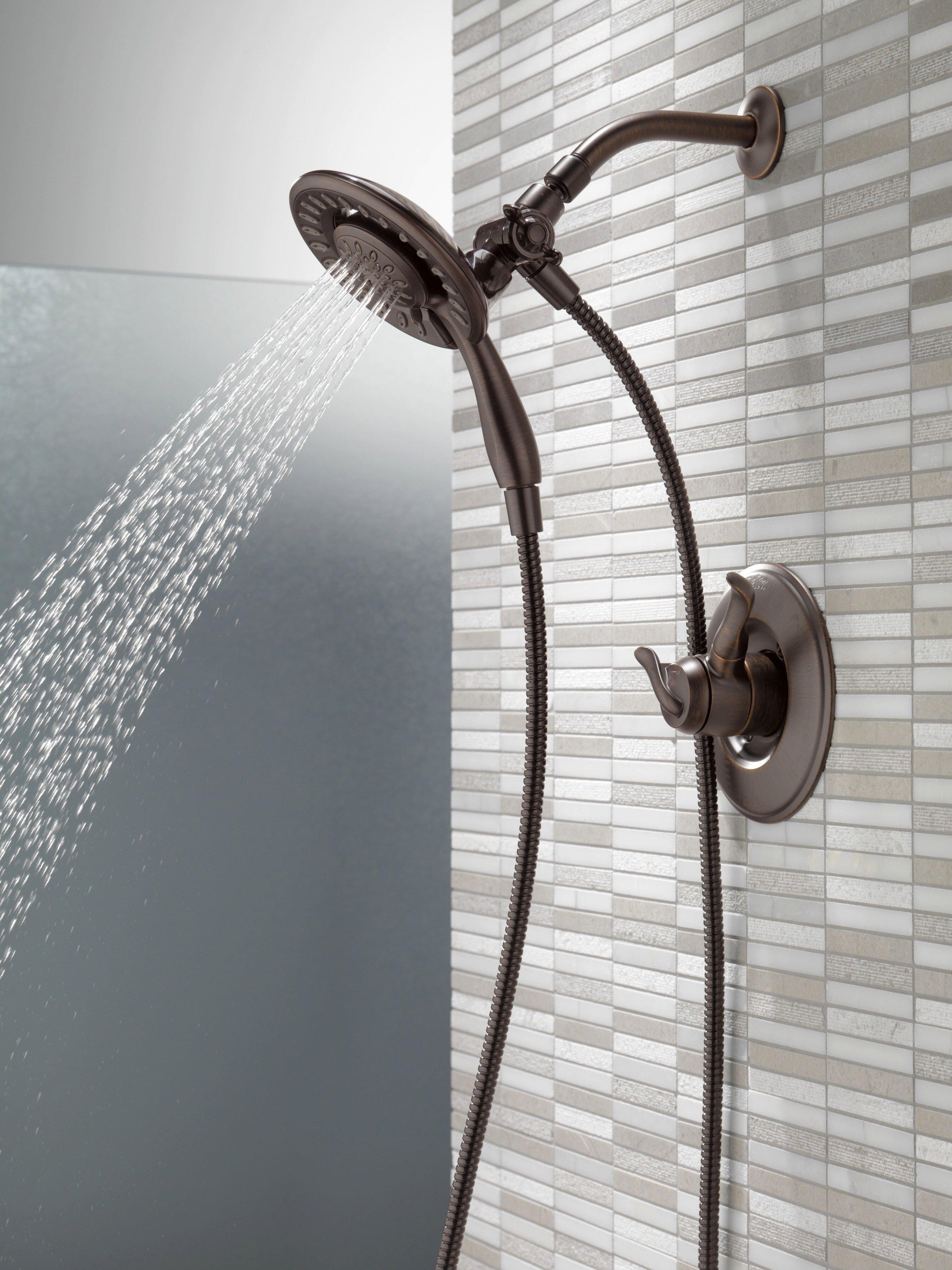 Delta Faucet Venetian Bronze Single Handle Multi Function Shower Faucet (Trim Only) 