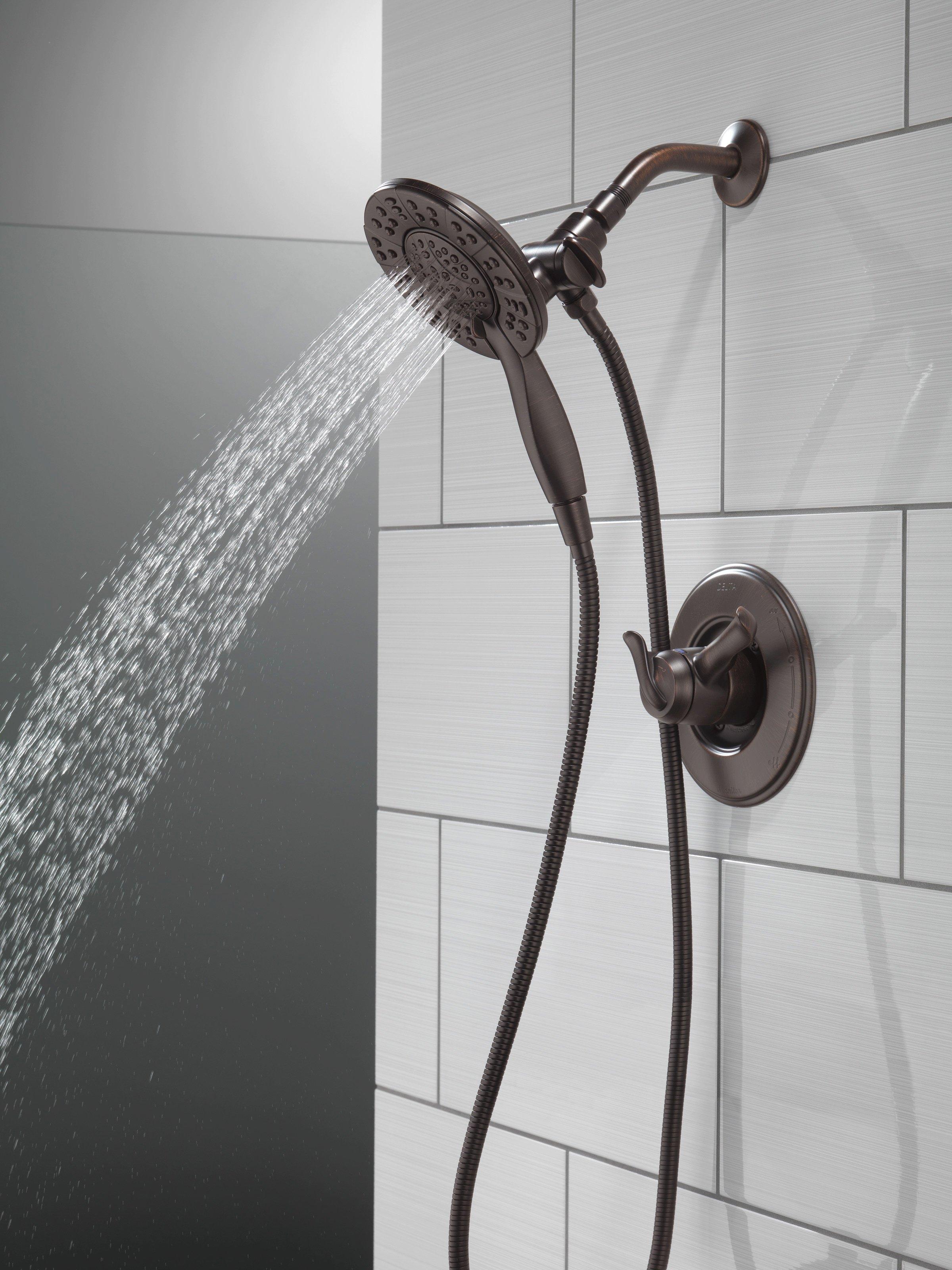 Delta Faucet Venetian Bronze Single Handle Multi Function Shower Faucet (Trim Only) 
