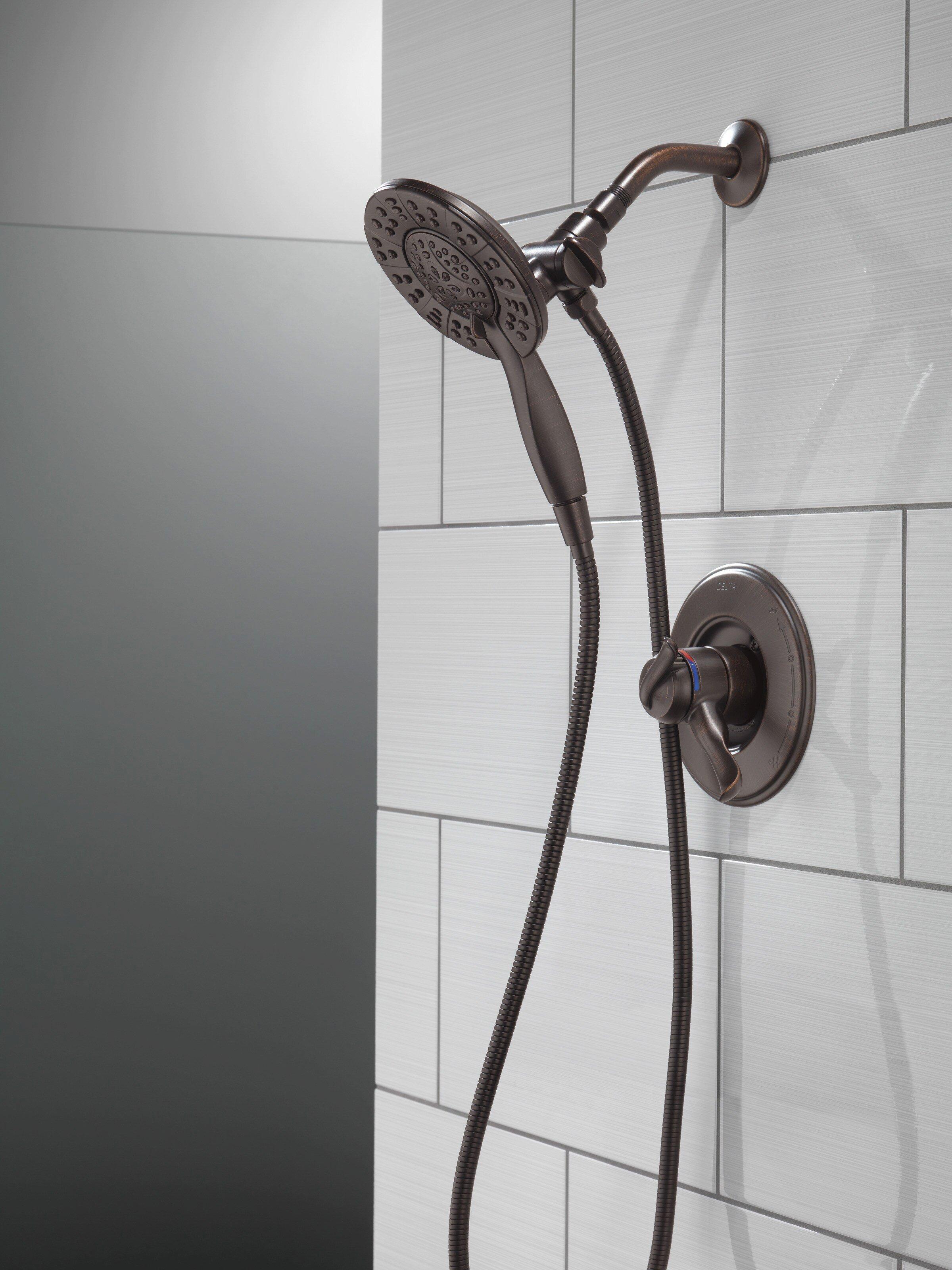 Delta Faucet Venetian Bronze Single Handle Multi Function Shower Faucet (Trim Only) 