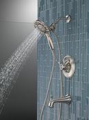 Delta Faucet Brilliance Stainless Two Handle Multi Function Bathtub & Shower Faucet (Trim Only) 