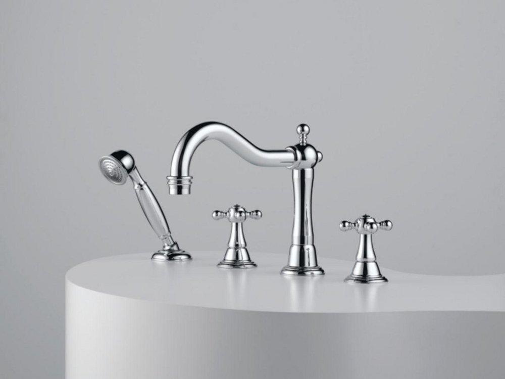 Brizo Polished Nickel Two Handle Roman Tub Faucet Trim Only 