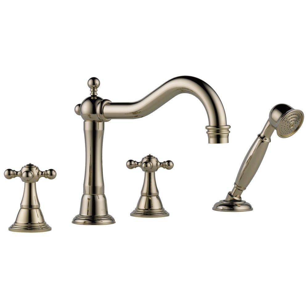 Brizo Polished Nickel Two Handle Roman Tub Faucet Trim Only 