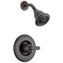 Shower Faucet Trim with Single Lever Handle in Venetian Bronze (Trim Only)