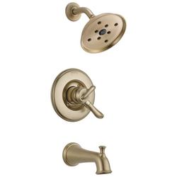 One Handle Single Function Bathtub & Shower Faucet in Champagne Bronze (Trim Only)