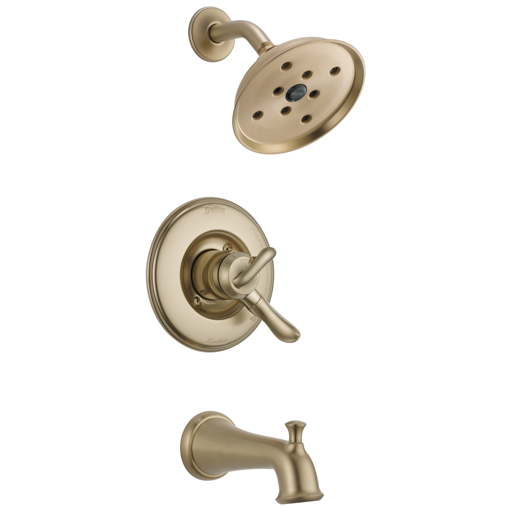 Delta Faucet Champagne Bronze Two Handle Single Function Bathtub & Shower Faucet (Trim Only) 