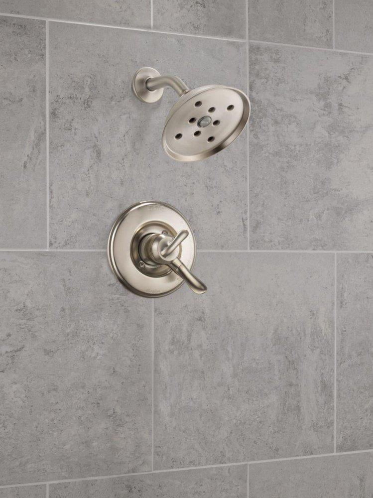 Delta Faucet Brilliance Stainless Single Handle Single Function Shower Faucet (Trim Only) 