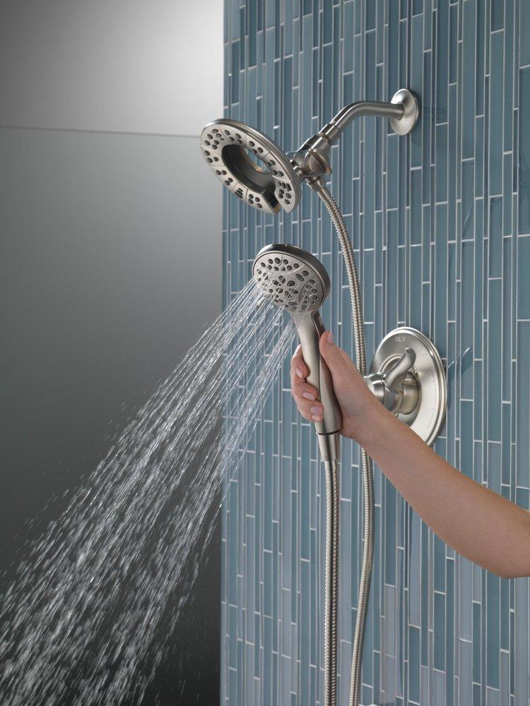 Delta Faucet Brilliance Stainless Single Handle Multi Function Shower Faucet (Trim Only) 