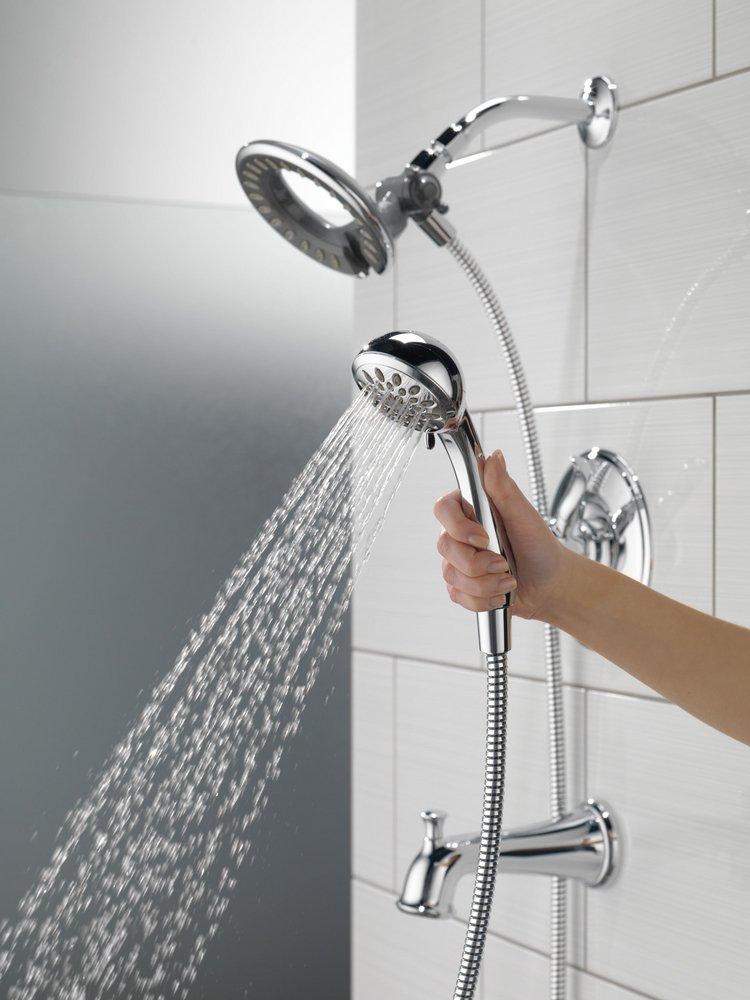 Delta Faucet Brilliance&reg; Champagne Bronze Two Handle Multi Function Bathtub & Shower Faucet (Trim Only) 