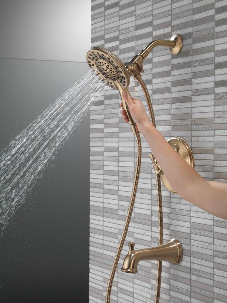 Delta Faucet Brilliance Champagne Bronze Two Handle Multi Function Bathtub & Shower Faucet (Trim Only) 