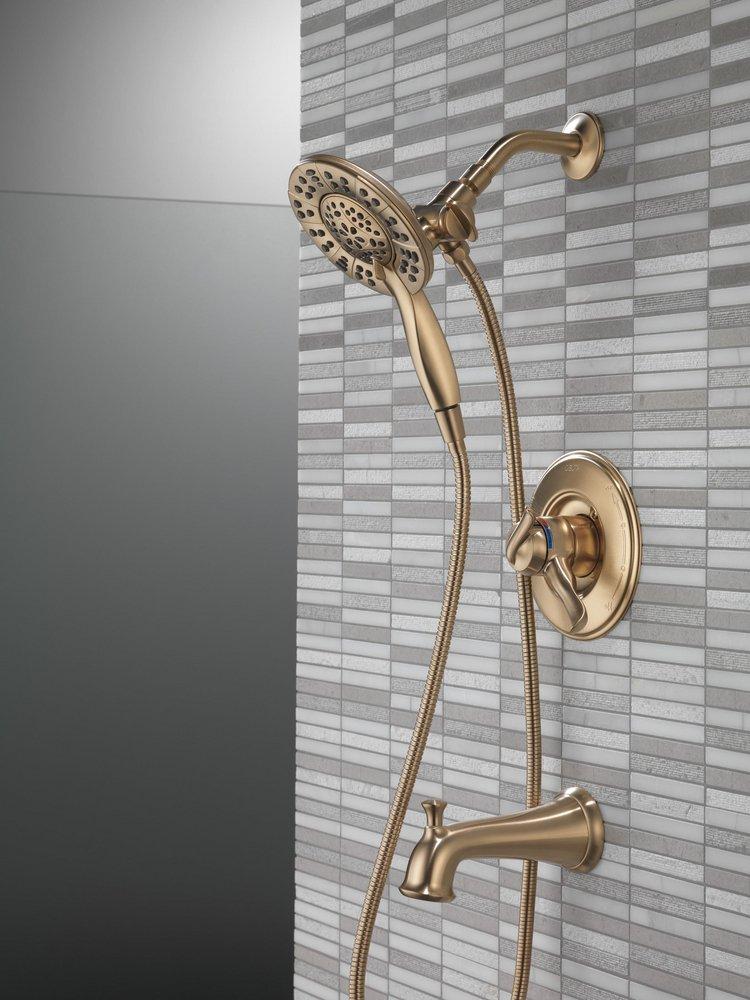 Delta Faucet Brilliance Champagne Bronze Two Handle Multi Function Bathtub & Shower Faucet (Trim Only) 