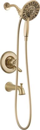 Delta Faucet Brilliance Champagne Bronze Two Handle Multi Function Bathtub & Shower Faucet (Trim Only) 