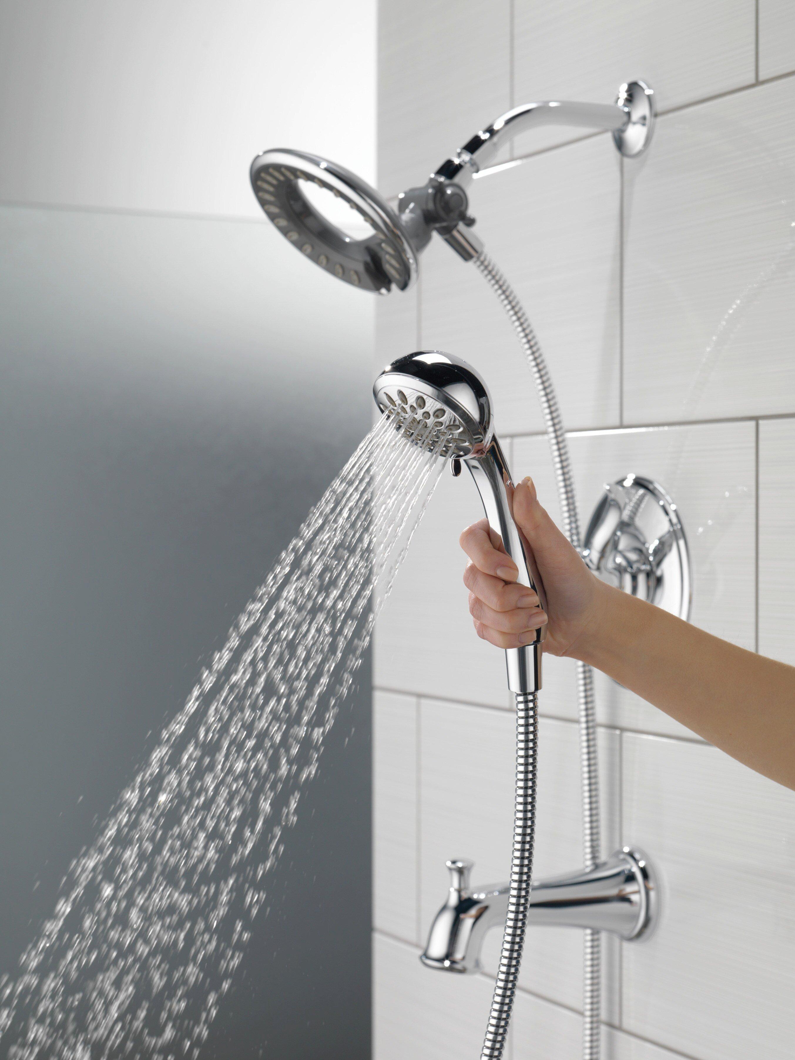 Delta Faucet Brilliance Champagne Bronze Two Handle Multi Function Bathtub & Shower Faucet (Trim Only) 