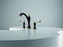 Brizo Cocoa Bronze Two Handle Widespread Bathroom Sink Faucet Handles Sold Separately 
