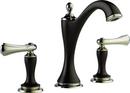 Brizo Cocoa Bronze/Polished Nickel Two Handle Widespread Bathroom Sink Faucet Handles Sold Separately 