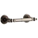 Wall Mount Toilet Tissue Holder in Cocoa Bronze with Polished Nickel