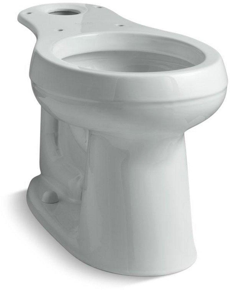 KOHLER Ice&trade; Grey Round Floor Mount Toilet Bowl 