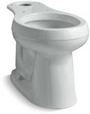 1.6 gpf Round ADA Floor Mount Toilet Bowl in Ice Grey