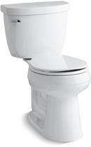 KOHLER White 1.28 gpf Round Toilet 