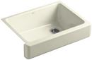 29-1/2 x 21-9/16 in. Cast Iron Single Bowl Farmhouse Kitchen Sink with Short Apron in Cane Sugar™