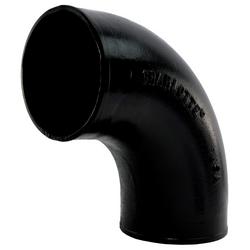 6 in. No Hub 90 Degree Cast Iron Short Sweep 1/4 Bend