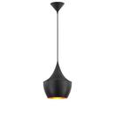 Eurofase Black 60W 1-Light Medium E-26 Base Pendant 