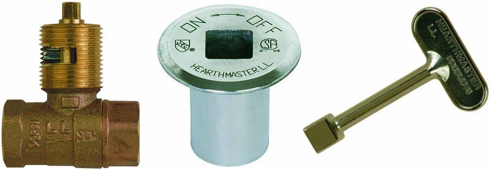 Sioux Chief Quarter Turn Straight Log Lighter Gas Ball Valve 