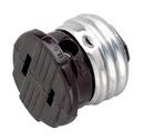 SATCO Brown Medium Base Polarized Socket Outlet Adapter 