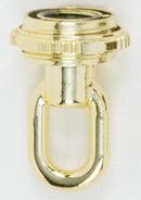 Collar Loop with Ring in Polished Brass