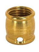 8/32 in. Brass Coupling in Burnished and Lacquered