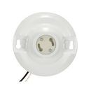 SATCO White Fluorescent Phenolic Receptacle with Lead 