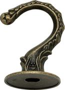 Swag Hook in Antique Brass