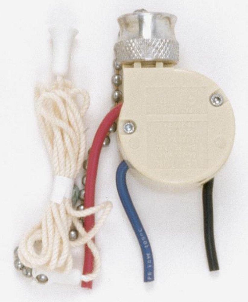 SATCO Nickel 2-Circuit Ceiling Fan Switch 