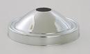 5 in. Plain Deep Fixture Canopy with 1-1/16 in. Center Hole in Polished Chrome