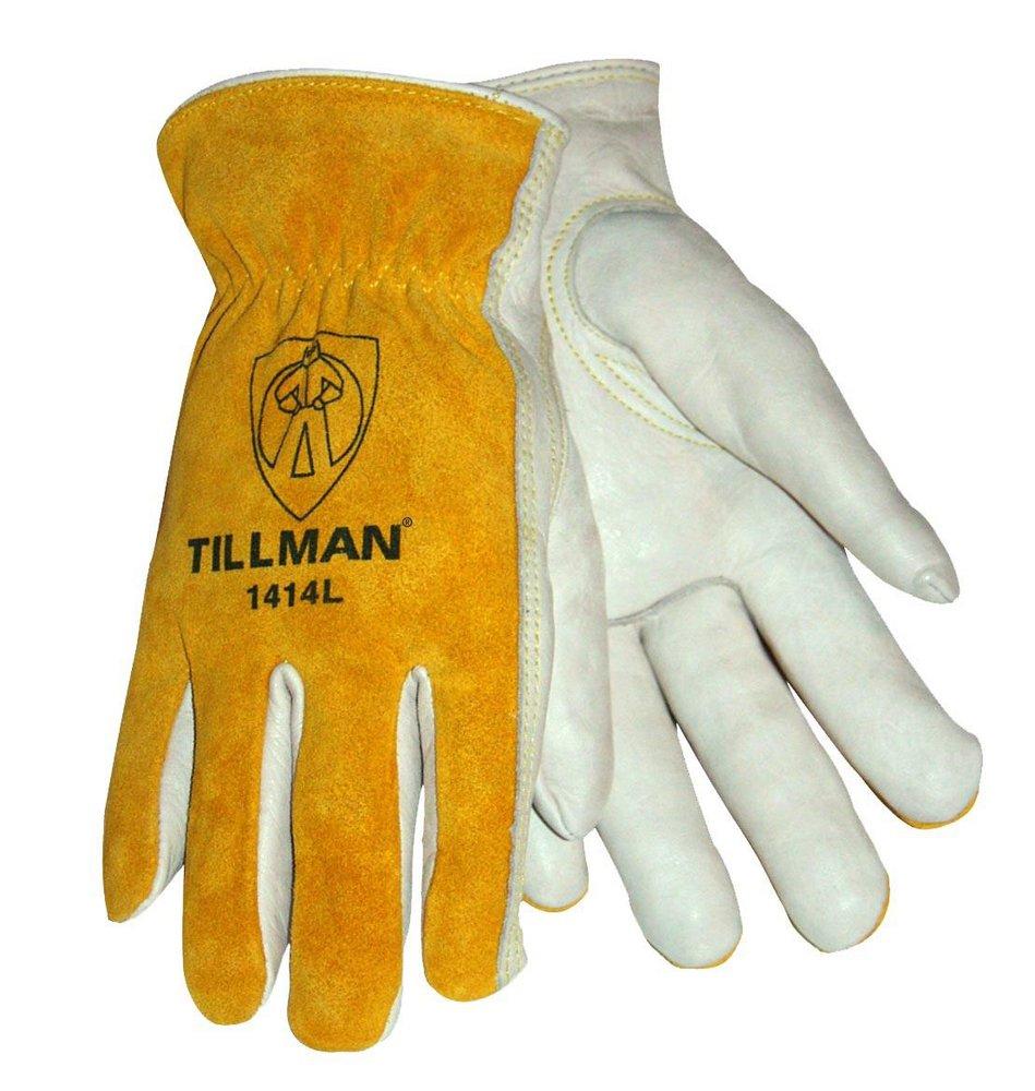 Tillman&reg; White Cowhide Leather Driver Gloves 