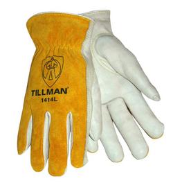 XL Size Cowhide Leather Driver Gloves