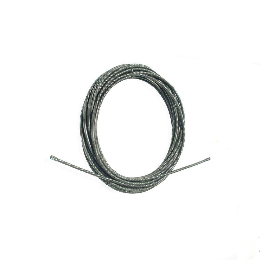 General Pipe Cleaners Silver 100 ft. Core Cable With Male Female Connection 