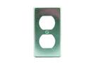 2/5 x 4-1/4 x 2-1/2 in. Steel Duplex Receptacle Cover Plate