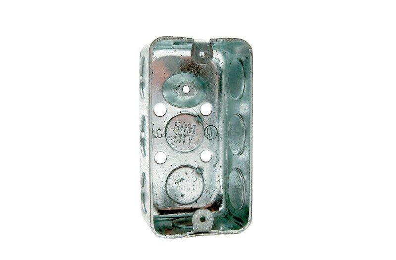 DiversiTech&reg; Silver 1-7/8 in. Deep Single Handy Box 