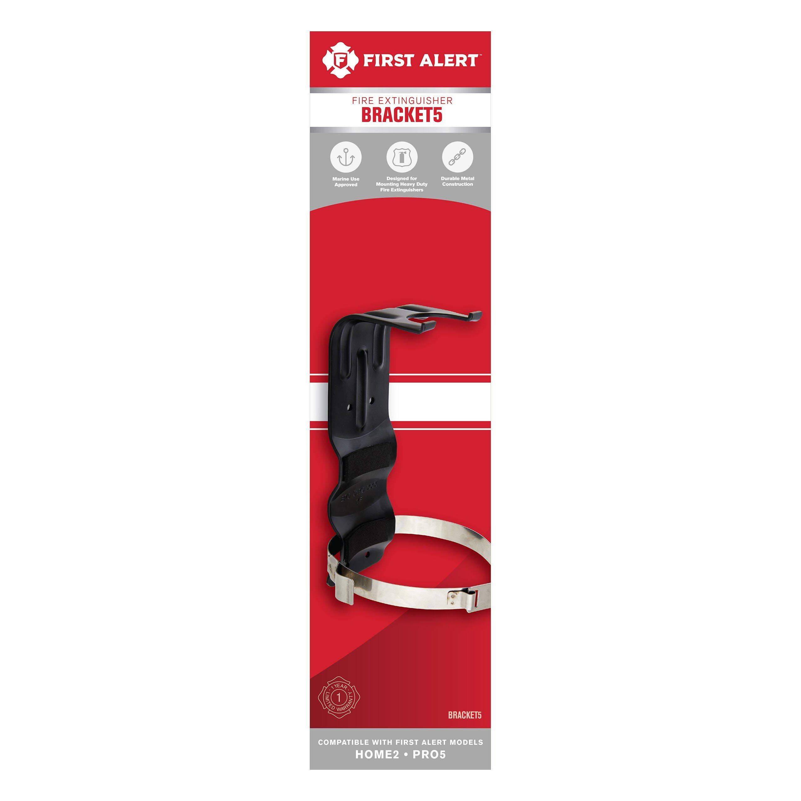First Alert Black Heavy Duty Bracket 
