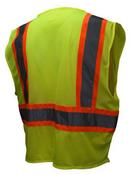 Radians Hi-Viz Green Polyester Mesh Reusable Safety Vest in Hi-Viz Green 