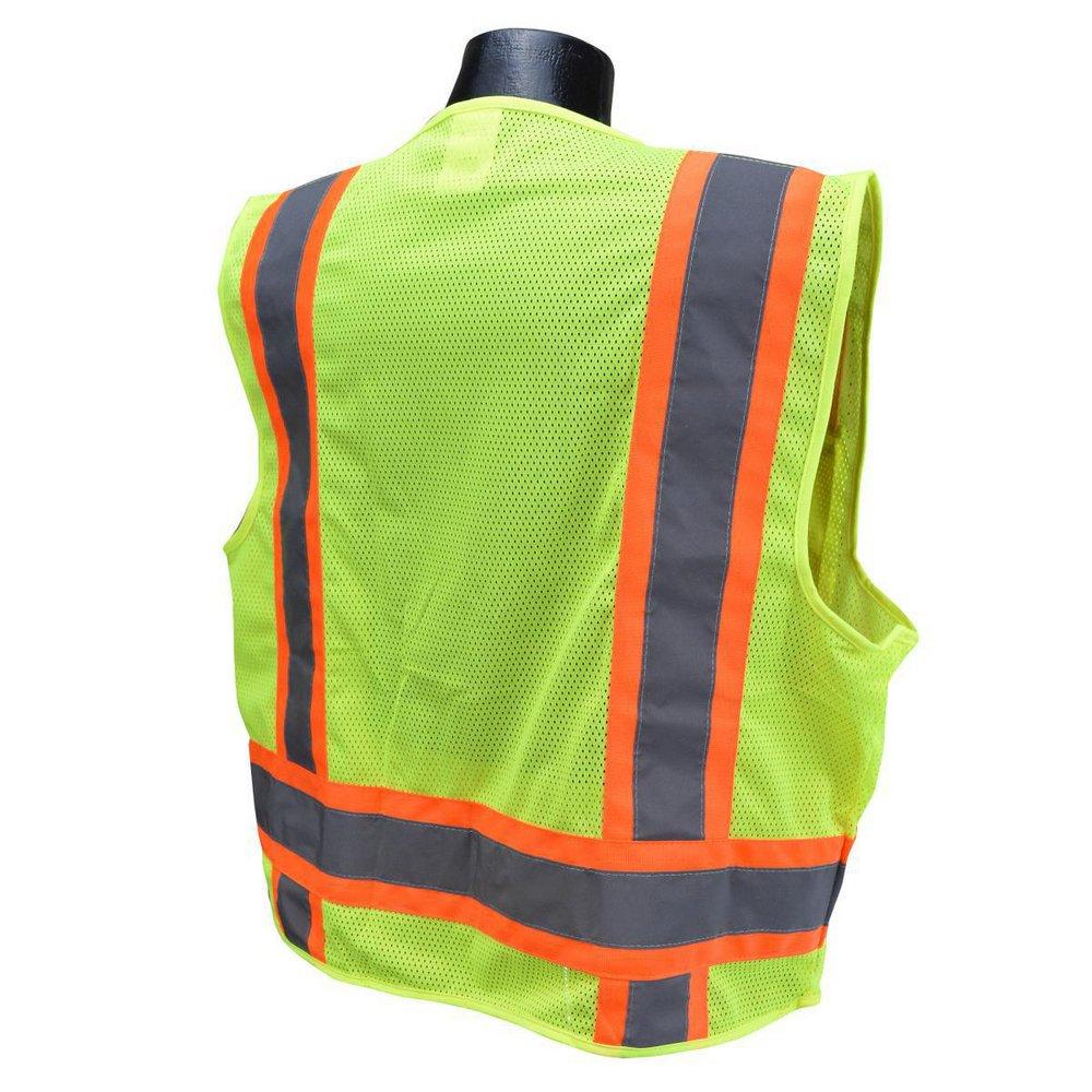 Radians Hi-Viz Green Surveyor Safety Vest in Hi-Viz Green 