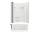 Aker by MAAX White 47-7/8 x 33-5/8 x 82-1/4 in. Alcove Shower Unit in White 