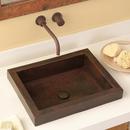 Native Trails Antique Copper Drop-In Lavatory Sink 