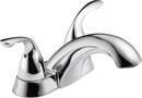 Delta Faucet Chrome Two Handle Centerset Bathroom Sink Faucet 