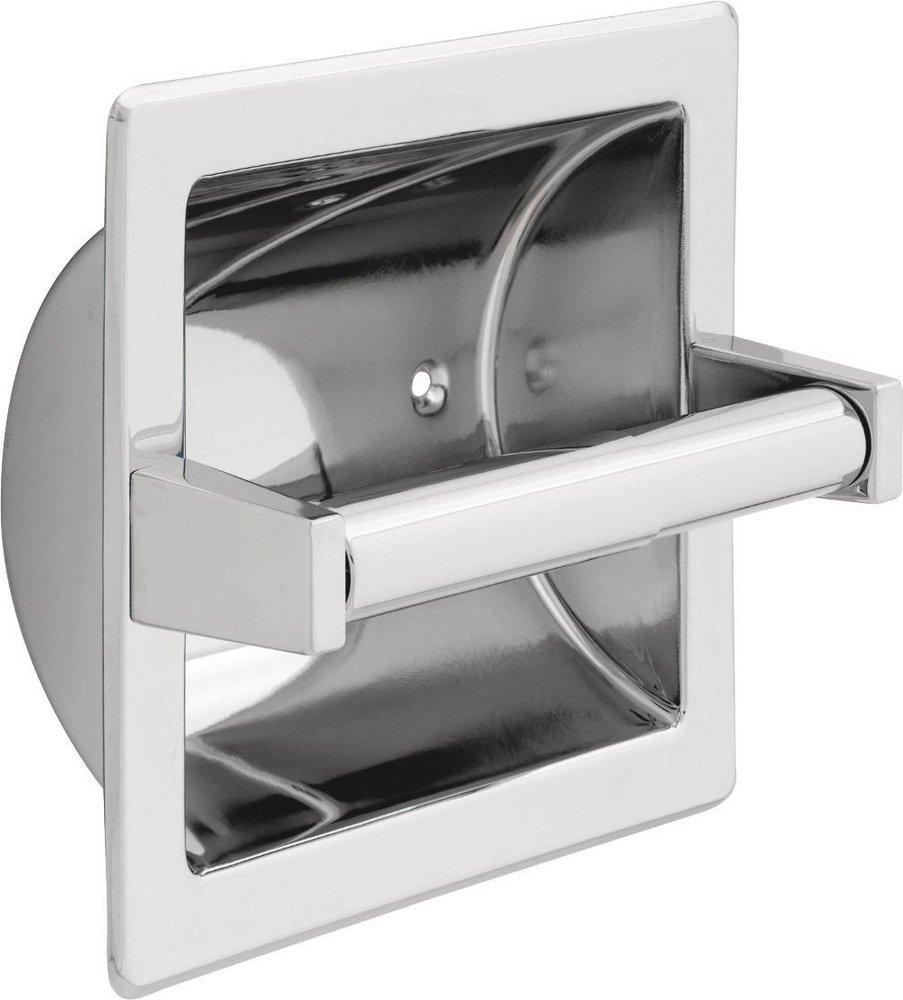 Delta Faucet Chrome Recessed Mount Toilet Tissue Holder 