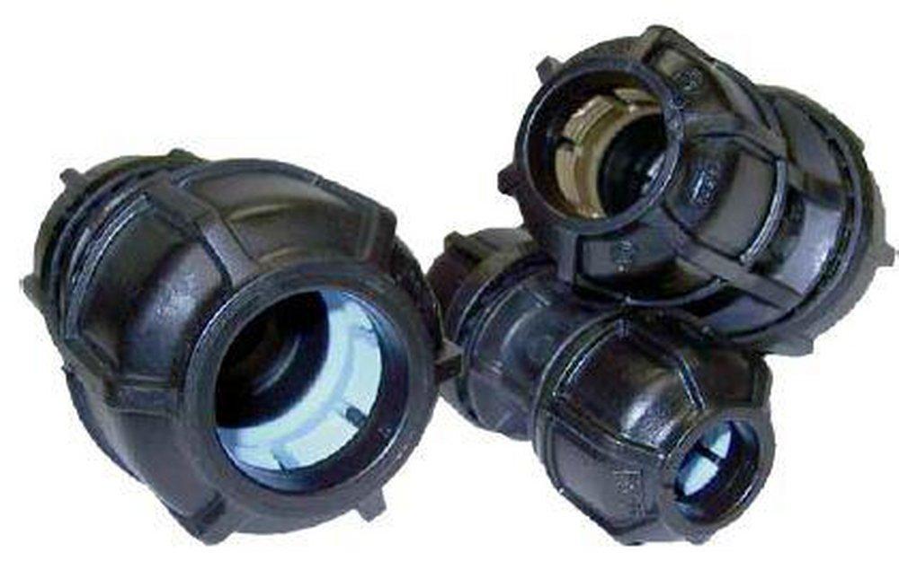 Harrington Corporation Black CTS Straight Kitec Plastic Compression Coupling 