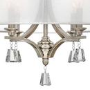 Fredrick Ramond Brushed Nickel 60W 4-Light Chandelier 